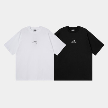 [Balenciaga] 발렌시아가 로고 리플렉티브 오버핏 티셔츠