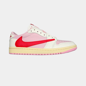 [Nike Jordan x Travis Scott] 조던 1 x 트래비스 스캇 레트로 로우 OG SP 세일 트로피컬 핑크