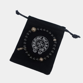 [Chrome Hearts] 크롬하츠 오닉스 비즈 팔찌