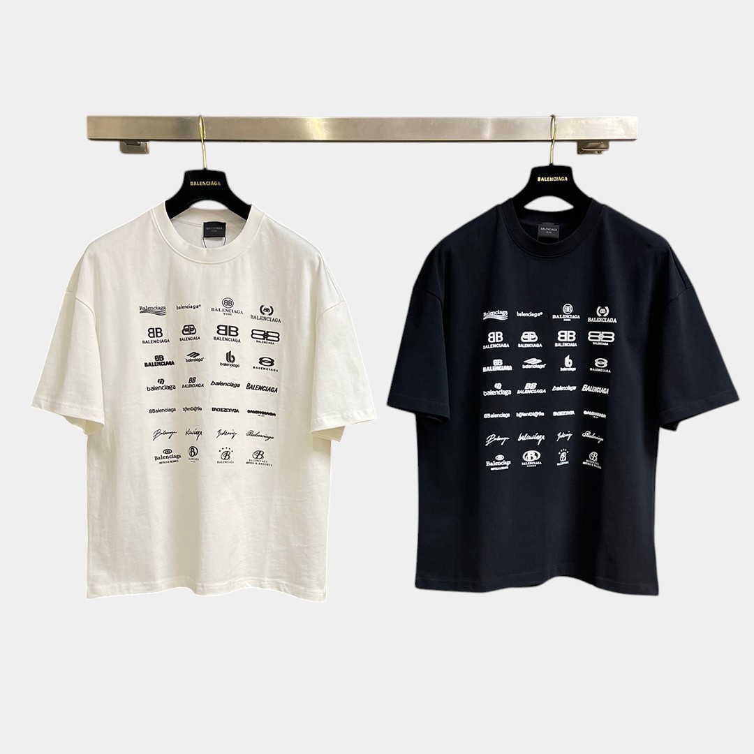 [Balenciaga] 발렌시아가 아카이브 로고 티셔츠