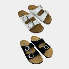 [Birkenstock x Chrome Hearts] 버켄스탁 x 크롬하츠 로듐 건슬링어 아리조나 샌들