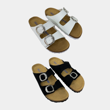[Birkenstock x Chrome Hearts] 버켄스탁 x 크롬하츠 로듐 건슬링어 아리조나 샌들