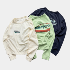 [Patagonia] 파타고니아 롱슬리브 95 오발 로고 이지컷 티셔츠