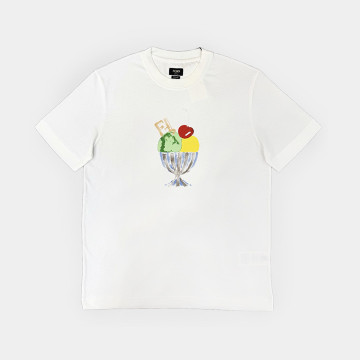 [Fendi] 펜디 아이스크림 프린트 화이트 코튼 티셔츠
