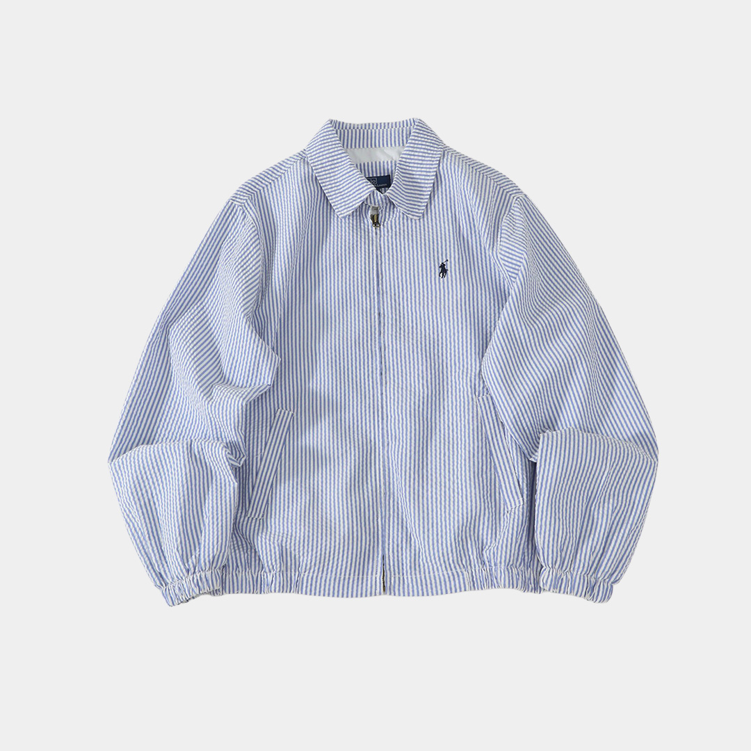 [Polo] 폴로 스트라이프 코튼 시어서커 재킷