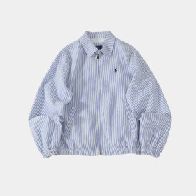 [Polo] 폴로 스트라이프 코튼 시어서커 재킷