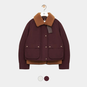 [Loewe] 로에베 시어링 트리밍 자켓 / 2colors