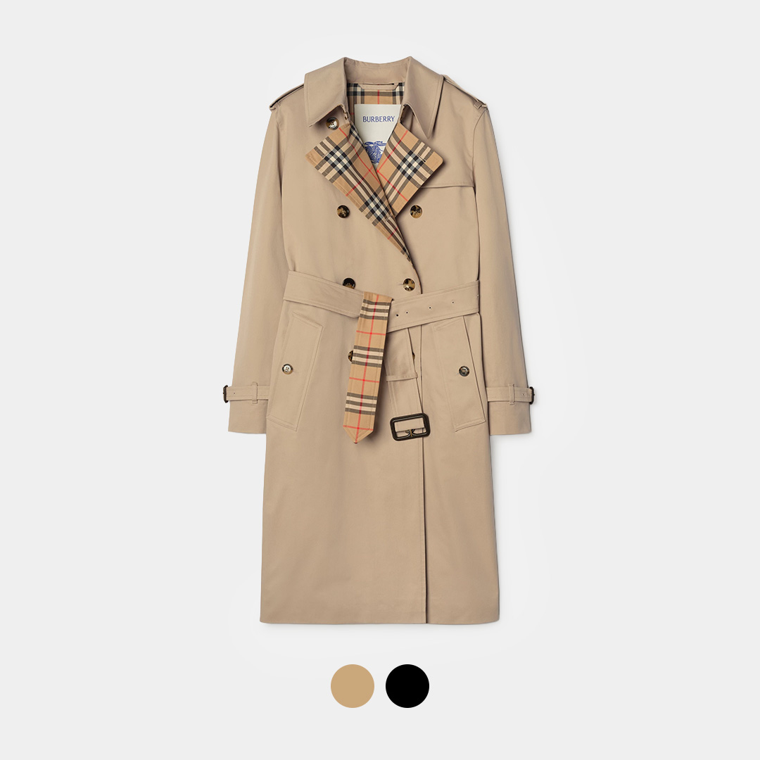 [Burberry] 버버리 롱 개버딘 레이크필드 트렌치코트 / 2colors
