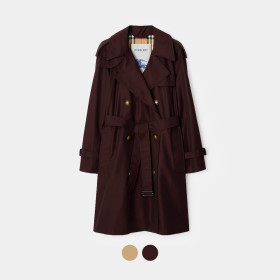 [Burberry] 버버리 미드 렝스 개버딘 캐슬포드 트렌치코트 / 2colors