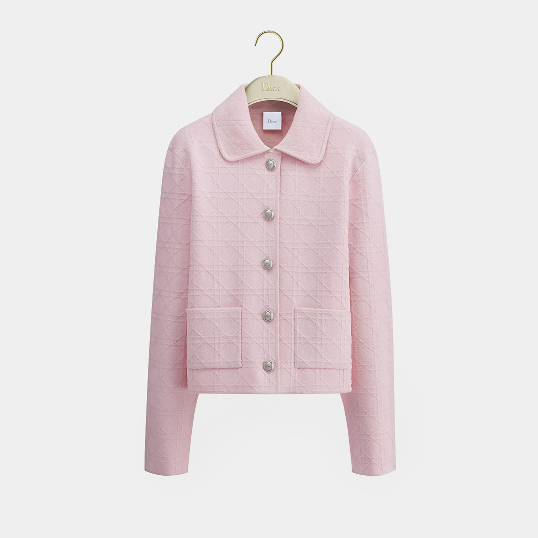 [Dior] 디올 핑크 테크니컬 자카드 까나쥬 재킷