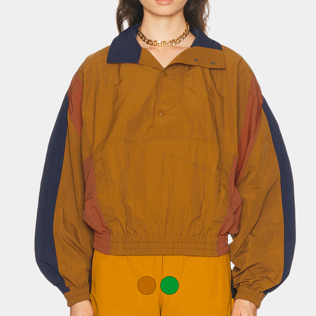 [Saint Laurent] 생로랑 나일론 파유 소재 CASSANDRE 윈드브레이커 / 2colors