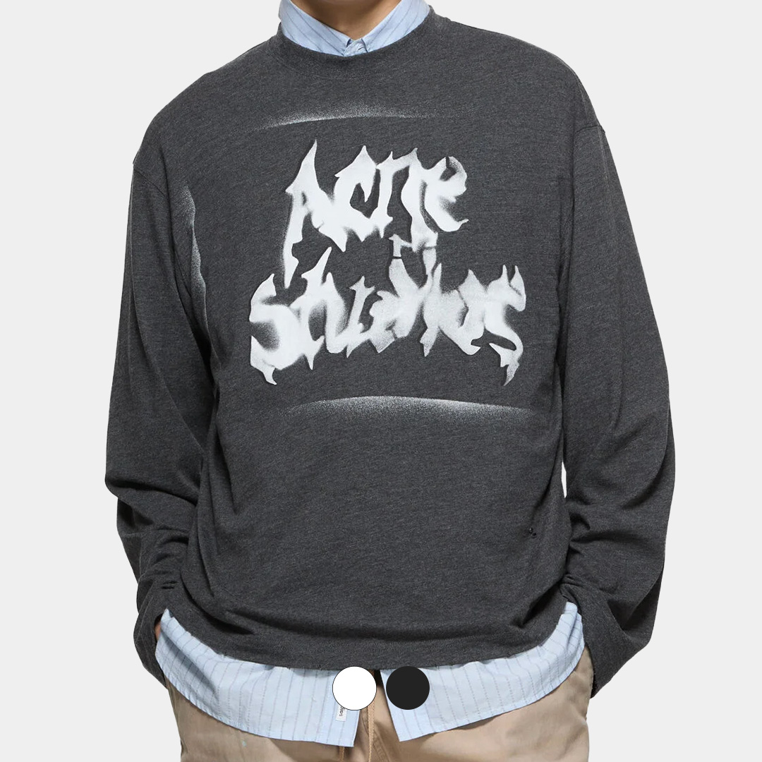 [Acne Studios] 아크네스튜디오 고딕 로고 티셔츠