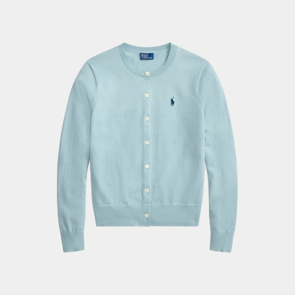 [Polo] 폴로 랄프로렌 스트레치 코튼 블렌드 크루넥 가디건