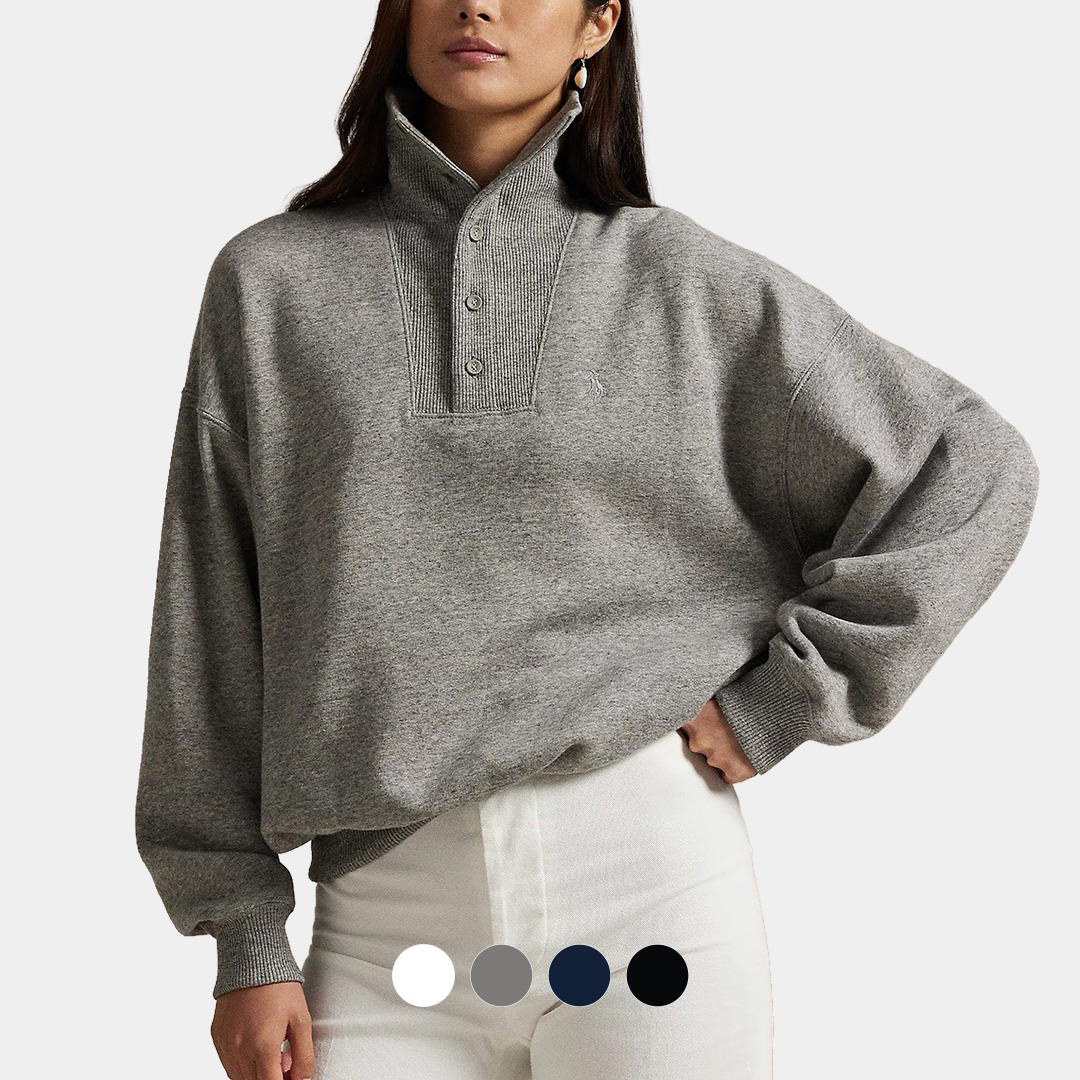 [Polo] 폴로 랄프로렌 리브 트림 모크넥 풀오버 / 4colors