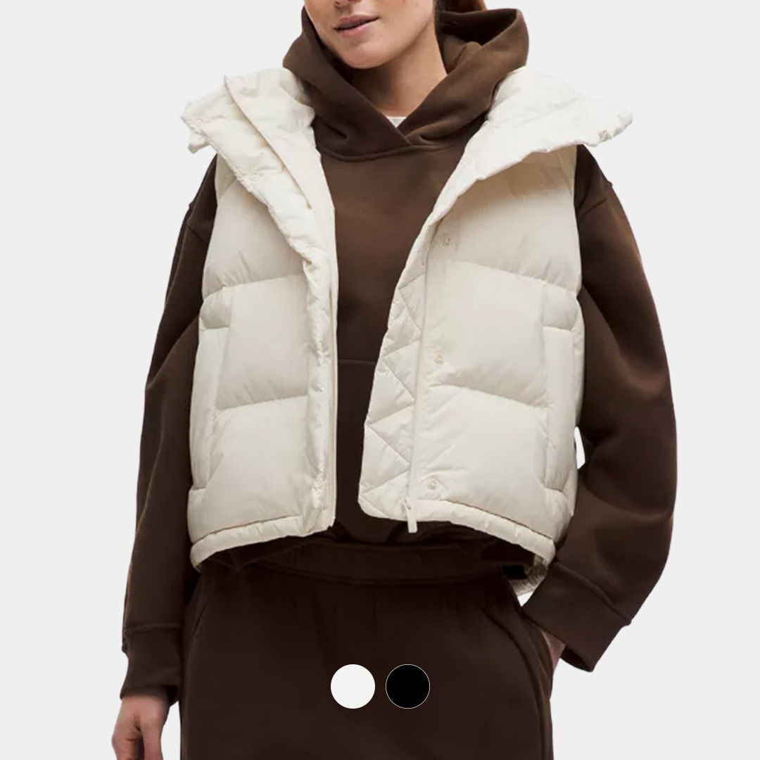 [Lululemon] 룰루레몬 원더 퍼프 크롭 베스트 / 2colors