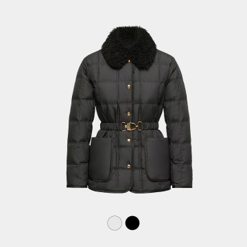 [Moncler] 몽클레어 Cygnes 씬느 벨트 쇼트 다운 재킷 / 2colors